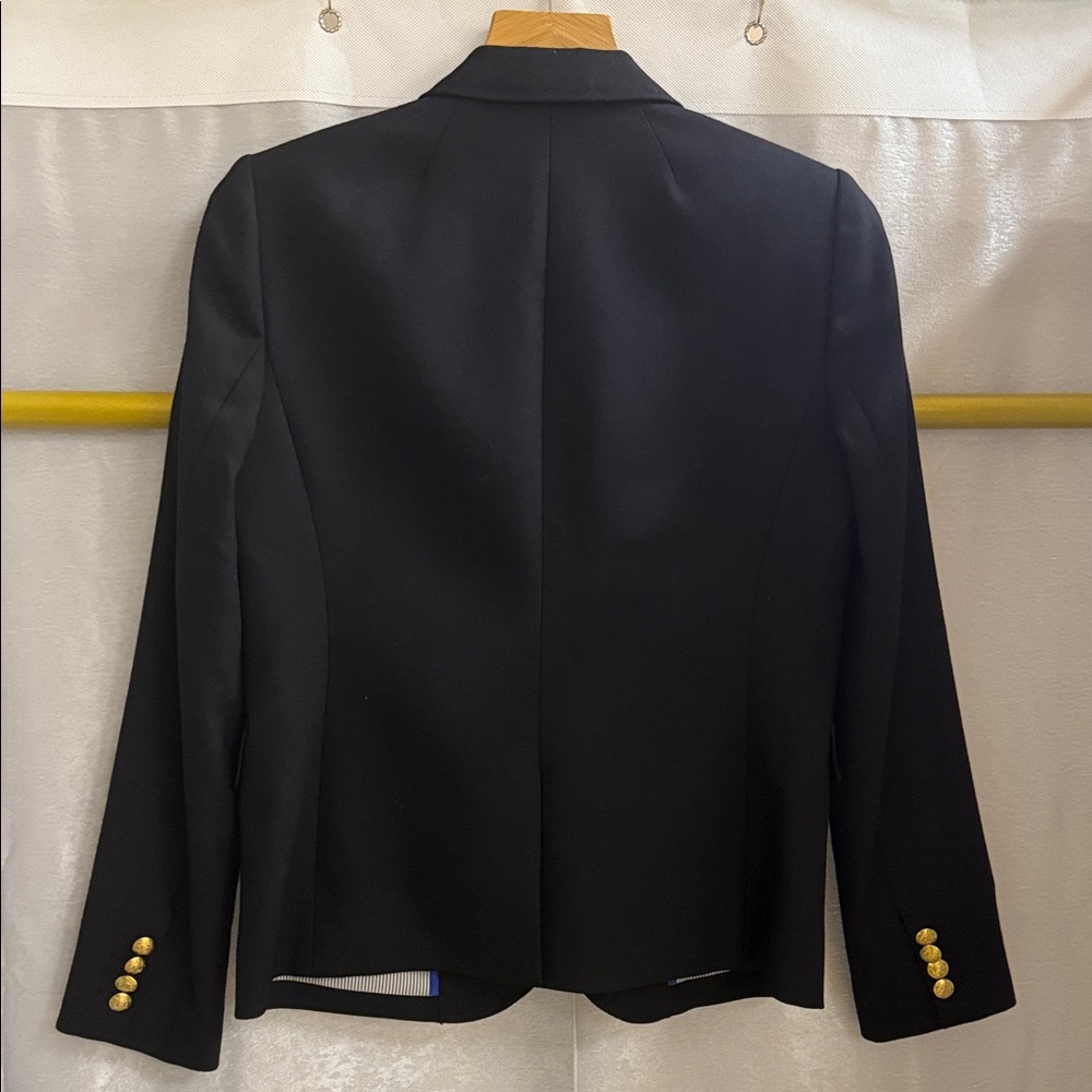 J. Crew Black and White Striped Garment - Picture 5 of 7